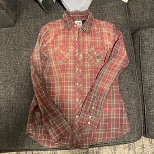 Extra Small Harley Davidson Pearl Snap Button Up